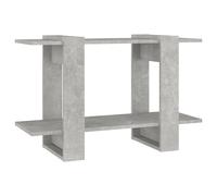 vidaXL Estantería/divisor de espacios 80x30x51 cm Blanco, Negro, Roble Sonoma Mueble Almacenaje Estantería para Oficina, Estudio, Dormitorio Estantería/Librería/ mueble de Almacenamiento Concrete gray