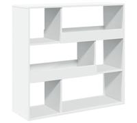vidaXL Estantería divisor de espacios para libros Blanco 100x33x94,5 cm