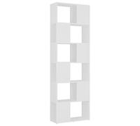 vidaXL Estantería Divisor de Espacios Blanco 60x24x186 cm