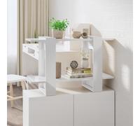 vidaXL Estantería/divisor de espacios blanco brillante 80x30x51 cm