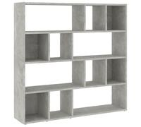 vidaXL Estantería/Divisor de Espacios Gris hormigón 105x24x102 cm