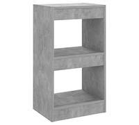 vidaXL Estantería/Divisor de Espacios Gris hormigón 40x30x72 cm