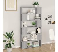 Estantería/divisor de Espacios Vidaxl 100x24x188 Cm Blanco, Negro, Gris y Más Mueble Almacenaje Sonoma gray