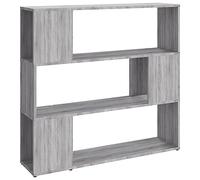 vidaXL Estantería divisor de espacios Gris Sonoma 100x24x94 cm, librería para libros