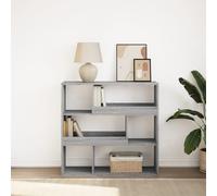 vidaXL Estantería/divisor de espacios gris Sonoma 100x33x94,5 cm