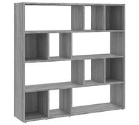 vidaXL Estantería/Divisor de espacios Armario de oficina Gris Sonoma 105x24x102 cm