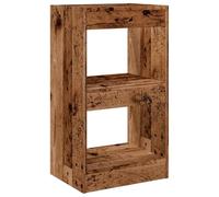 vidaXL Estantería/divisor de espacios madera antigua 40x30x72 cm