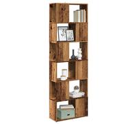 vidaXL Estantería/divisor de espacios madera envejecida 60x24x186 cm