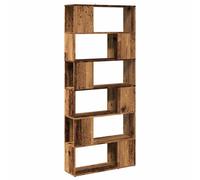 vidaXL Estantería/divisor de espacios madera envejecida 80x24x186 cm