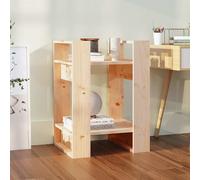 vidaXL Estantería/divisor de espacios madera maciza pino 41x35x57 cm