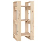 vidaXL Estantería/Divisor de Espacios Madera Maciza Pino 41x35x91 cm