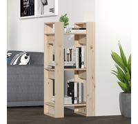vidaXL Estantería/divisor de espacios madera maciza pino 41x35x91 cm