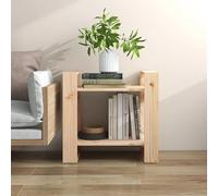 vidaXL Estantería/divisor de espacios madera maciza pino 60x35x57 cm