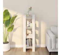 vidaXL Estantería/divisor de espacios madera pino blanco 41x35x125 cm