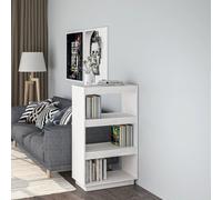 vidaXL Estantería/divisor de espacios madera pino blanco 60x35x103 cm