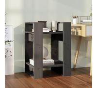 vidaXL Estantería/divisor de espacios madera pino gris 41x35x57 cm