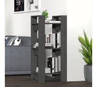 vidaXL Estantería/divisor de espacios madera pino gris 41x35x91 cm