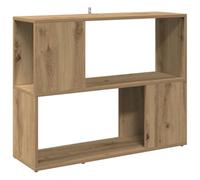 vidaXL Estantería divisor de espacios Roble Artisan 80x24x63 cm