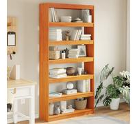 vidaXL Estantería/divisor espacios madera maciza pino 100x30x199,5 cm