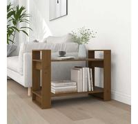vidaXL Estantería/divisor espacios madera marrón miel 80x35x56,5 cm
