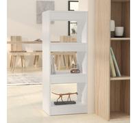 vidaXL Estantería/divisor madera de ingeniería blanco 40x30x103 cm