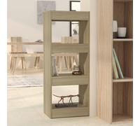 vidaXL Estantería/divisor madera ingeniería roble Sonoma 40x30x103 cm