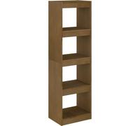 vidaXL Estantería divisoria de ambientes, 40x30x135,5 cm, madera maciza de pino