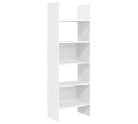 vidaXL Estantería Estantes Estudio Salón Decoración Libros Librería Librero Biblioteca Alacena Soporte Armario de Contrachapada Blanco 60x35x180 cm