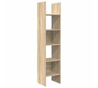 vidaXL Estantería Estantes Estudio Salón Decoración Libros Librero Librería Biblioteca Alacena Armario de Contrachapada Color Roble Sonoma 40x30x180cm