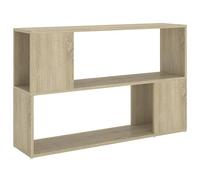 vidaXL Estantería Estantes Estudio Salón Decoración Libros Librero Librería Biblioteca Alacena Armario de Contrachapada Color Roble Sonoma 100x24x63cm