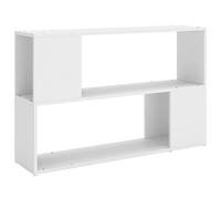 vidaXL Estantería Estantes Estudio Salón Decoración Libros Librero Librería Biblioteca Alacena Armario de Madera Contrachapada Blanco 100x24x63 cm