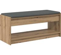 vidaXL Estantería Flurbank, roble artesanal, 103 x 38 x 45 cm