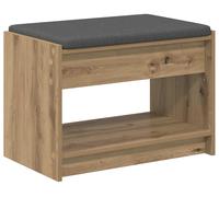 vidaXL Estantería Flurbank, roble artesanal, 63 x 38 x 45 cm