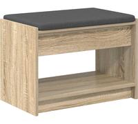 vidaXL Estantería Flurbank, roble Sonoma, 63 x 38 x 45 cm
