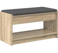 vidaXL Estantería Flurbank, roble Sonoma, 83 x 38 x 45 cm