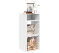 vidaXL Estantería librería madera contrachapada para libros Blanco 34x31x80 cm