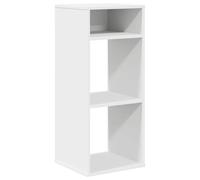 vidaXL Estantería librería madera contrachapada para libros Blanco 34x31x80 cm