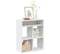 vidaXL Estantería librería madera contrachapada blanco 66x31x80 cm