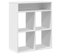 vidaXL Estantería librería de madera contrachapada Blanco 66x31x80 cm