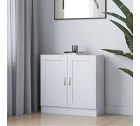 vidaXL Estantería librería madera contrachapada blanco 82,5x30,5x80 cm