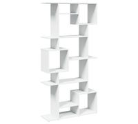 vidaXL Estantería librería madera de ingeniería 92x29x188 cm Multicolor Blanco
