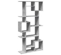 vidaXL Estantería librería madera de ingeniería 92x29x188 cm Multicolor Gris Hormigón