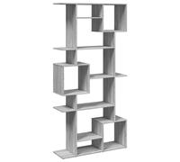 vidaXL Estantería librería madera de ingeniería 92x29x188 cm Multicolor Gris Sonoma