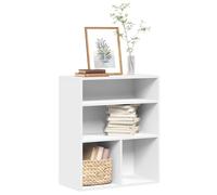vidaXL Estantería librería madera de ingeniería blanca 60x30x71,5 cm