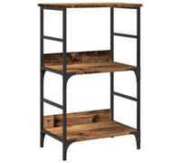 vidaXL Estantería para libros de madera de ingeniería envejecida 50x33x82 cm Multicolor