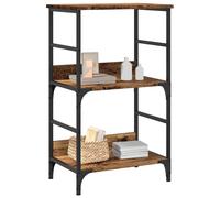 vidaXL Estantería libros madera ingeniería envejecida 50x33x82 cm
