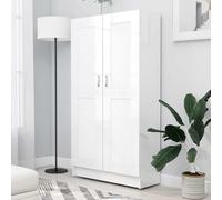 Librería Vidaxl de Madera de Ingeniería 82,5x30,5x150 Cm Bright white