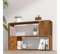 vidaXL Estantería madera contrachapada color roble ahumado 100x24x63cm