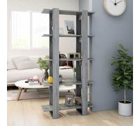 vidaXL Estantería madera contrachapada gris Sonoma 80x30x160 cm