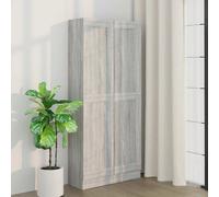 vidaXL Estantería madera contrachapada gris Sonoma 82,5x30,5x185,5 cm